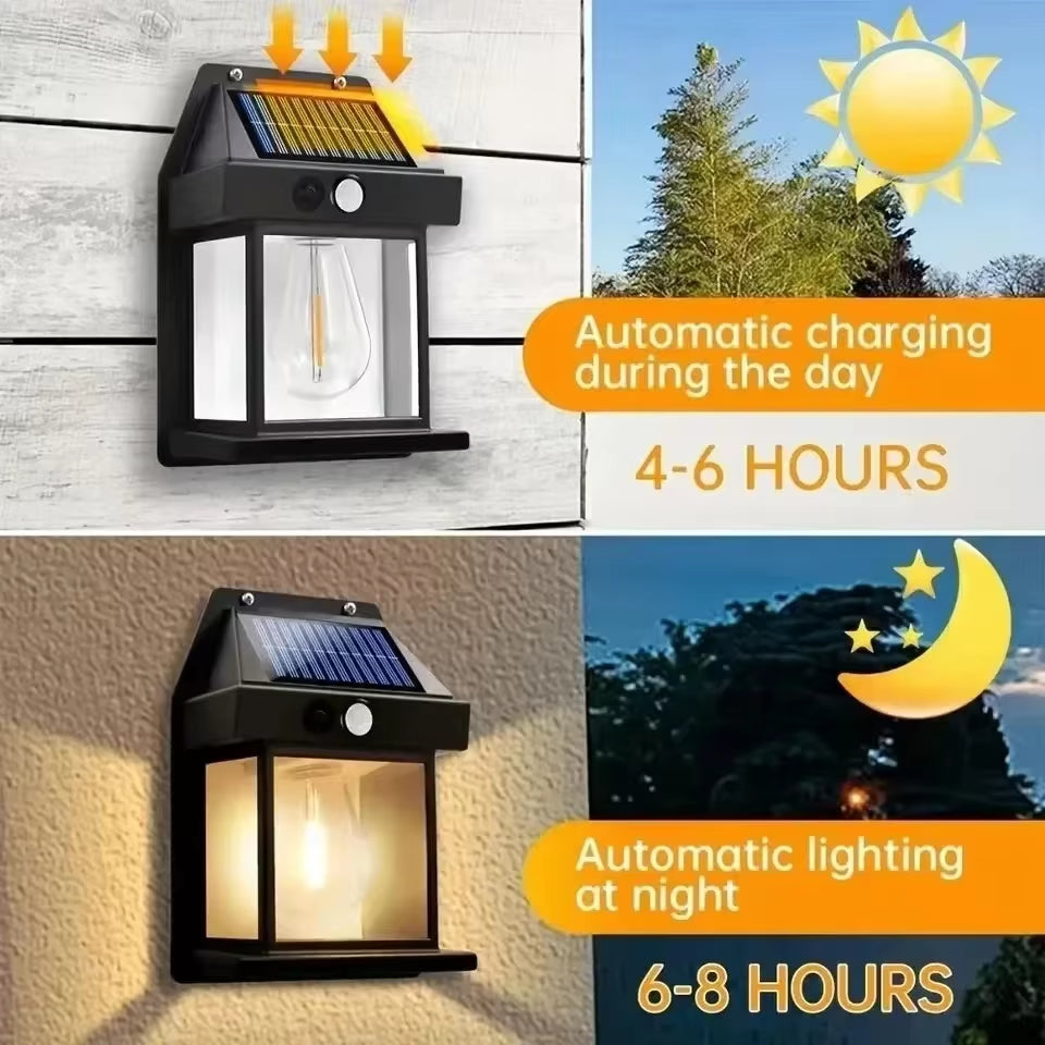 Illuminate Your Outdoors with Our Powerful Solar-Powered LED Garden Streetlight - Waterproof and Modern Design