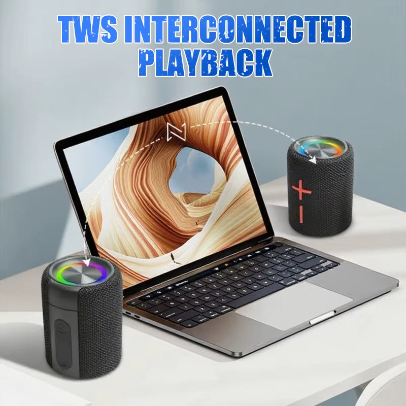 2-in-1 Magnetic Dual Splittable Bluetooth Speaker - 20W Powerful IPX6 Waterproof TWS HIFI Stereo Sound